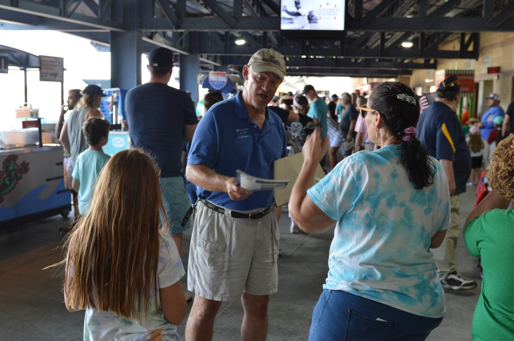 Naval Museum Volunteers conduct outreach during Navy Night