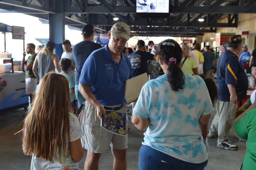 Naval Museum Volunteers conduct outreach during Navy Night