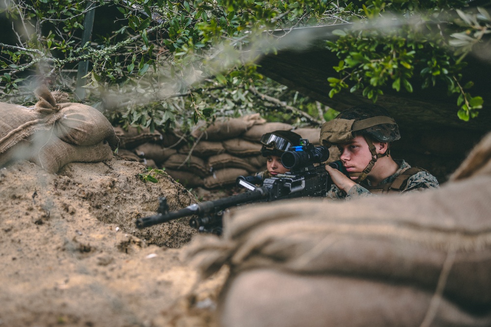 Combat Logistics Battalion 22 uses the Lightweight Water Purification System during its Marine Corps Combat Readiness Evaluation (Day 3)