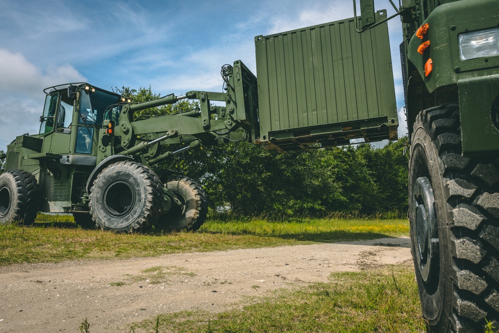 Combat Logistics Battalion 22 uses the Lightweight Water Purification System during its Marine Corps Combat Readiness Evaluation (Day 3)