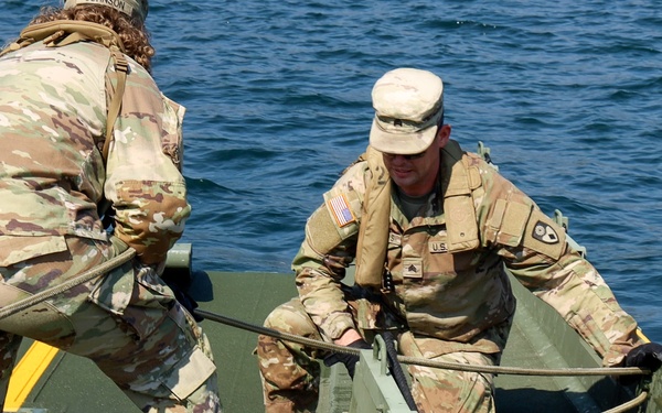 132nd Multi-Role Bridge Company builds bridges at Whiskeytown Lake