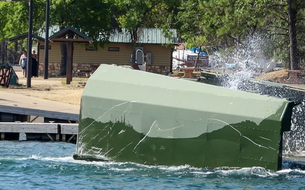 132nd Multi-Role Bridge Company builds bridges at Whiskeytown Lake