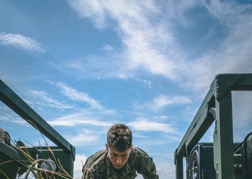 Combat Logistics Battalion 22 uses the Lightweight Water Purification System during its Marine Corps Combat Readiness Evaluation (Day 3)