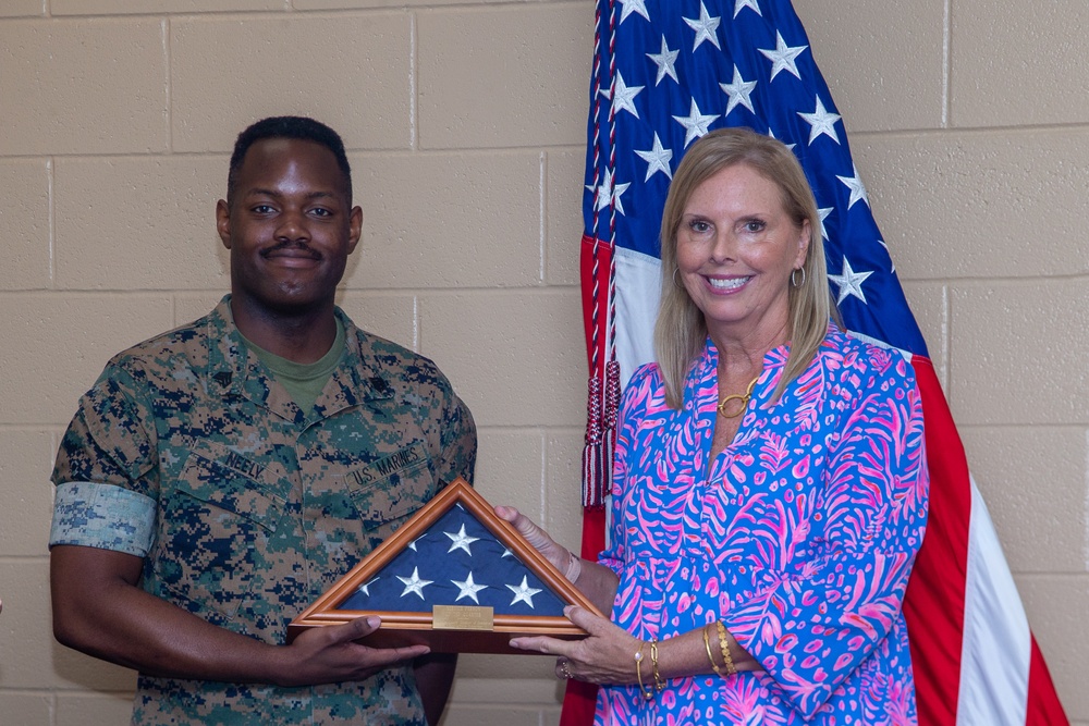 Carteret County Honors the Service Person of the Quarter