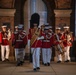 Barracks Marines completed the penultimate Friday Evening Parade of the season