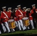 Barracks Marines completed the penultimate Friday Evening Parade of the season