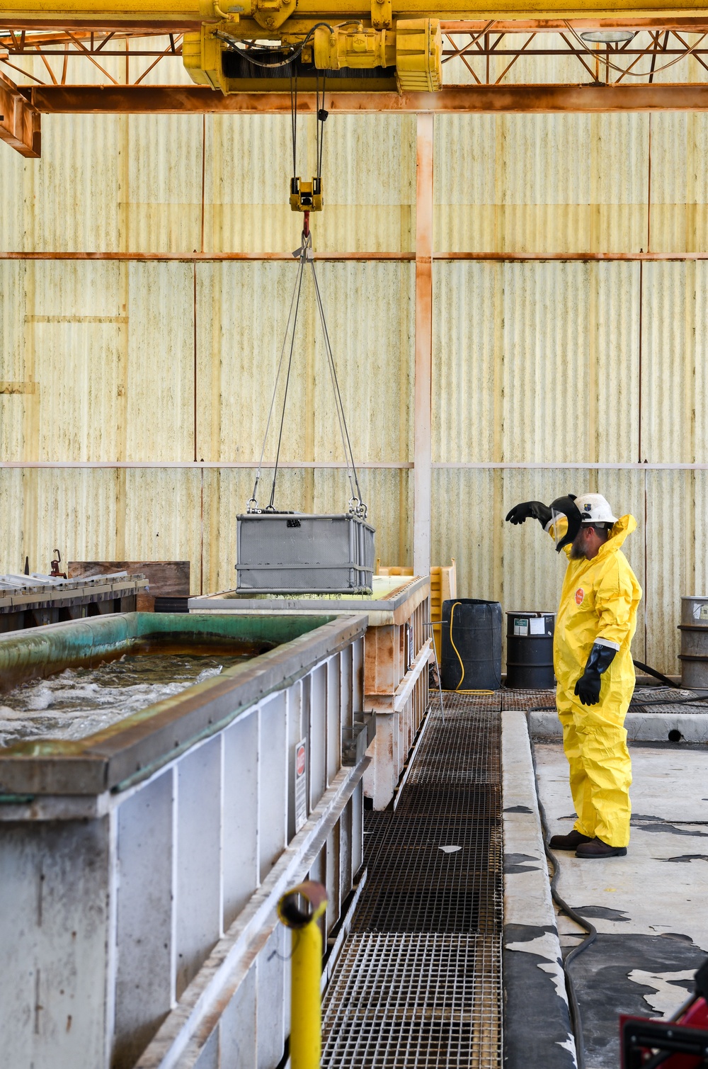 AEDC Model Shop reduces risk with new chemical cleaners