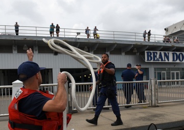 U.S. Coast Guard in Unified Command Post at Port Huron Float Down on St. Clair River
