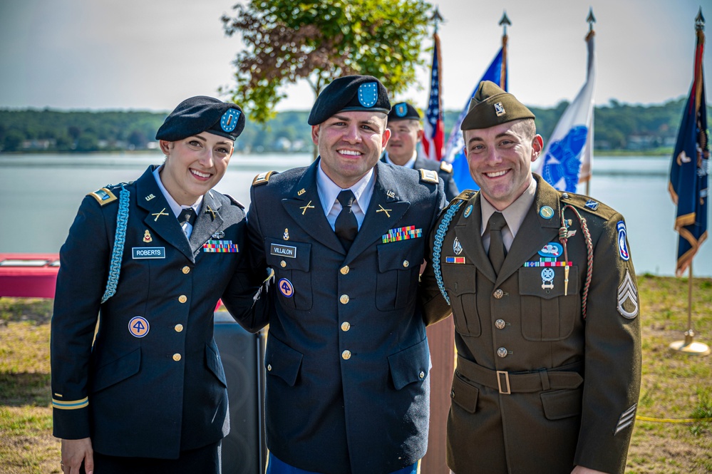 Nine Army Guardsmen Commissioned as Lieutenants