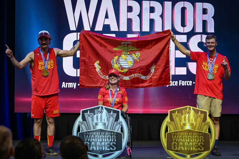 2022 DOD Warrior Games Team Marine Corps - Cycling Medal Ceremony