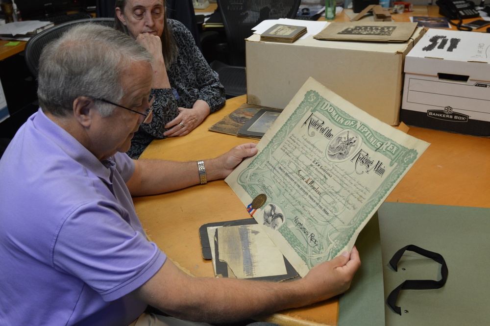 Naval Museum receives artifacts associated with the Great White Fleet