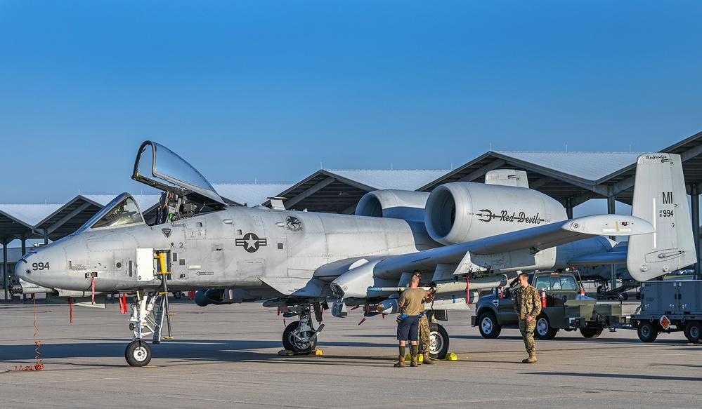 Selfridge Weapons Crew perform a stray voltage check