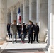 Chief of the French Army Gen. Pierre Schill Participates in an Army Full Honors Wreath-Laying Ceremony at the Tomb of the Unknown Soldier