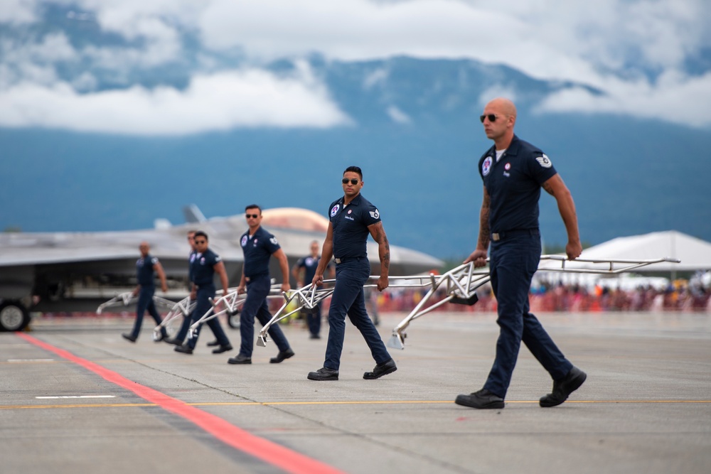 Thunderbirds soar over Alaska