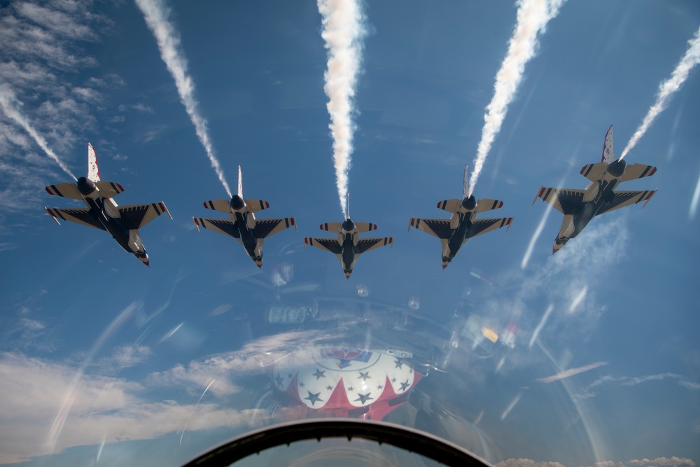 USAFADS grace skies above Canada