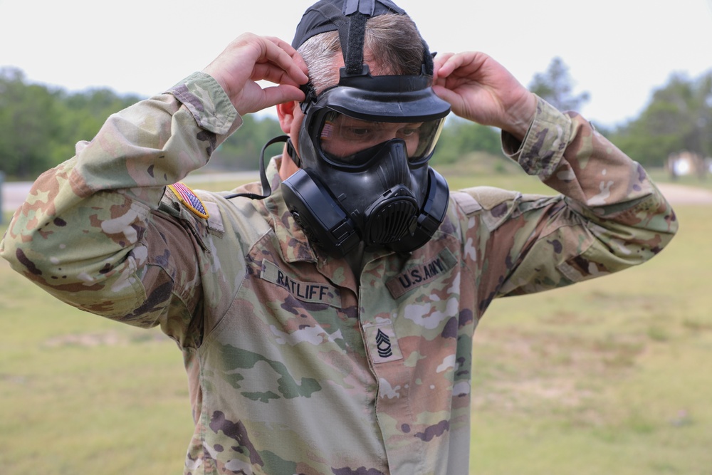 37th Infantry Brigade Combat Team Soldiers conduct CBRN training