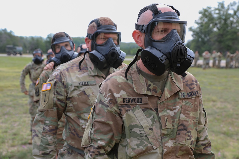 37th Infantry Brigade Combat Team Soldiers Conduct CBRN Training