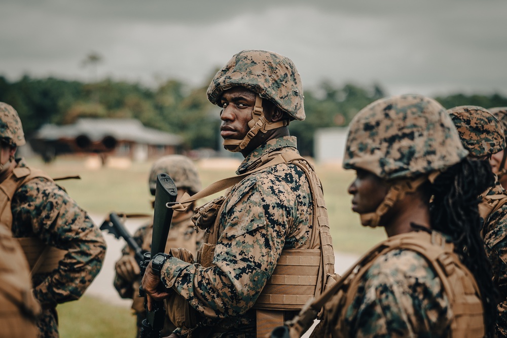 26th Marine Expeditionary Unit arrives on Marine Corps Auxiliary Landing Field Bogue