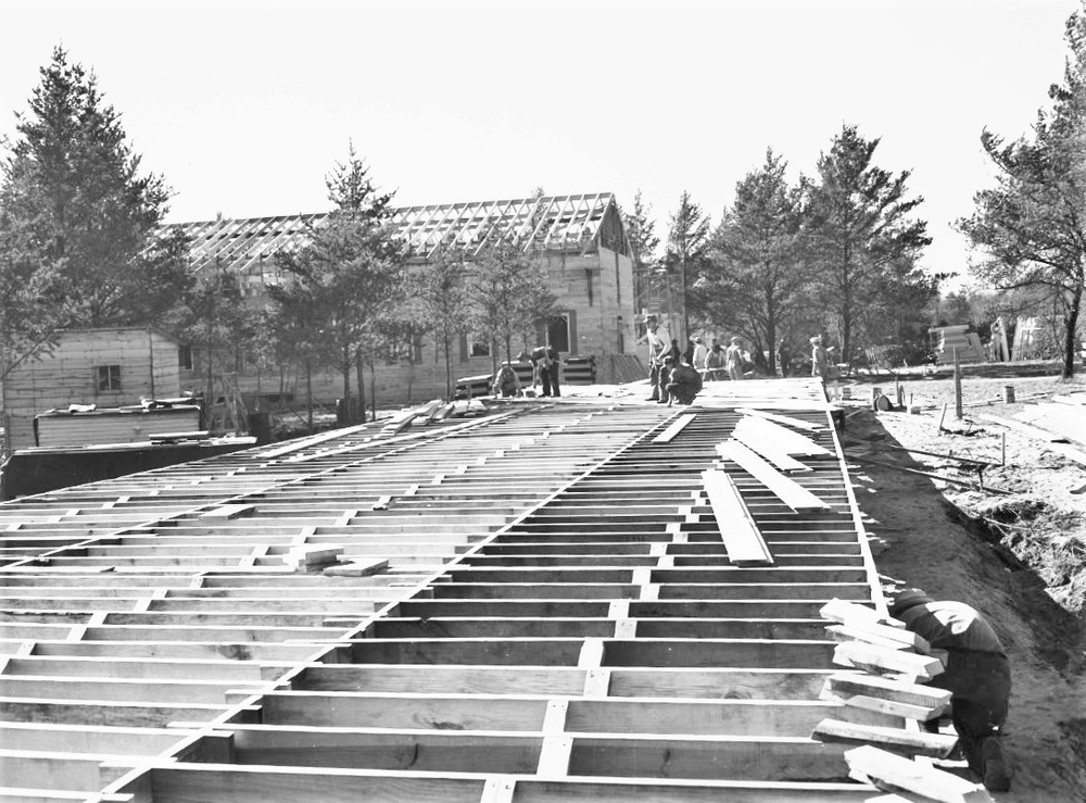 Construction of Fort McCoy's Cantonment Area — 1942