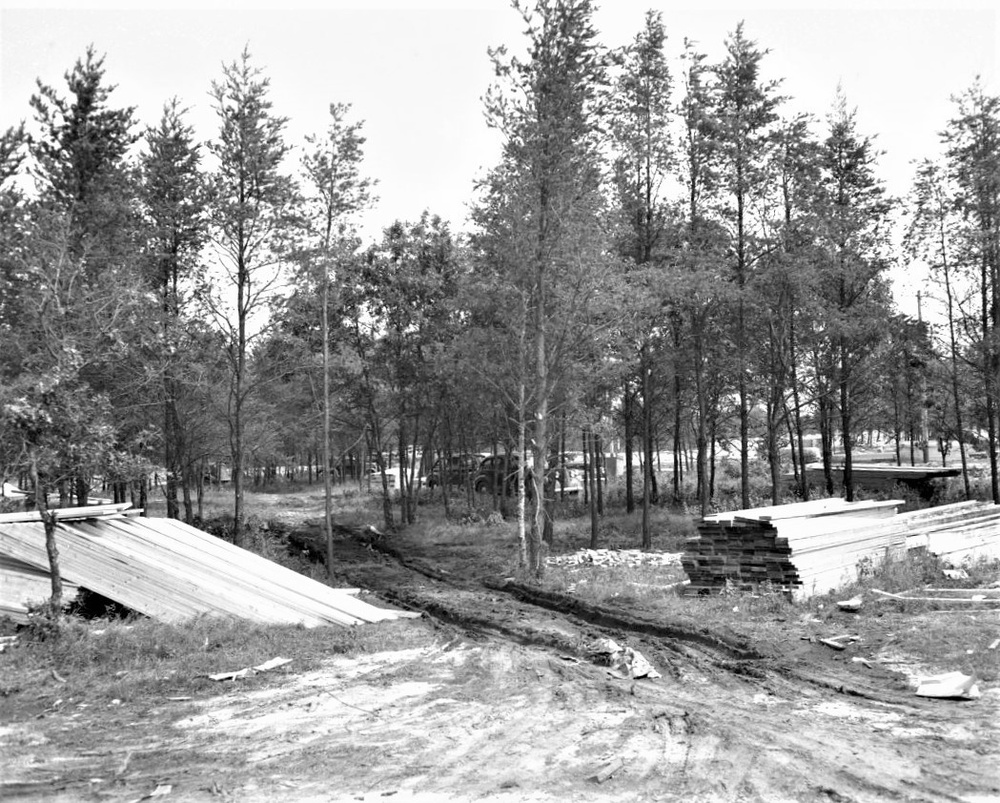 Construction of Fort McCoy's Cantonment Area — 1942