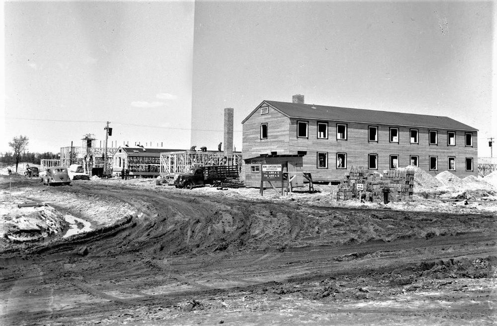 Construction of Fort McCoy's Cantonment Area — 1942