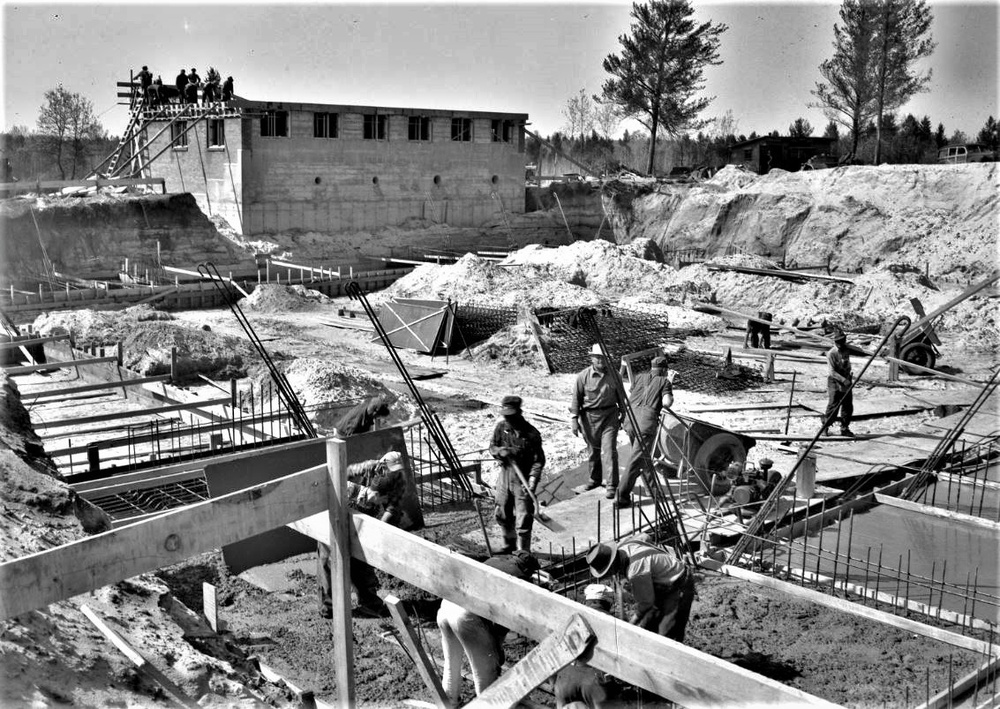 Construction of Fort McCoy's Cantonment Area — 1942