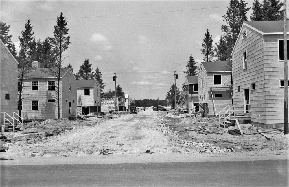 Construction of Fort McCoy's Cantonment Area — 1942