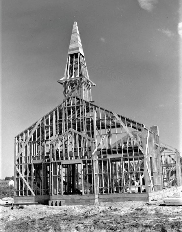 Construction of Fort McCoy's Cantonment Area — 1942