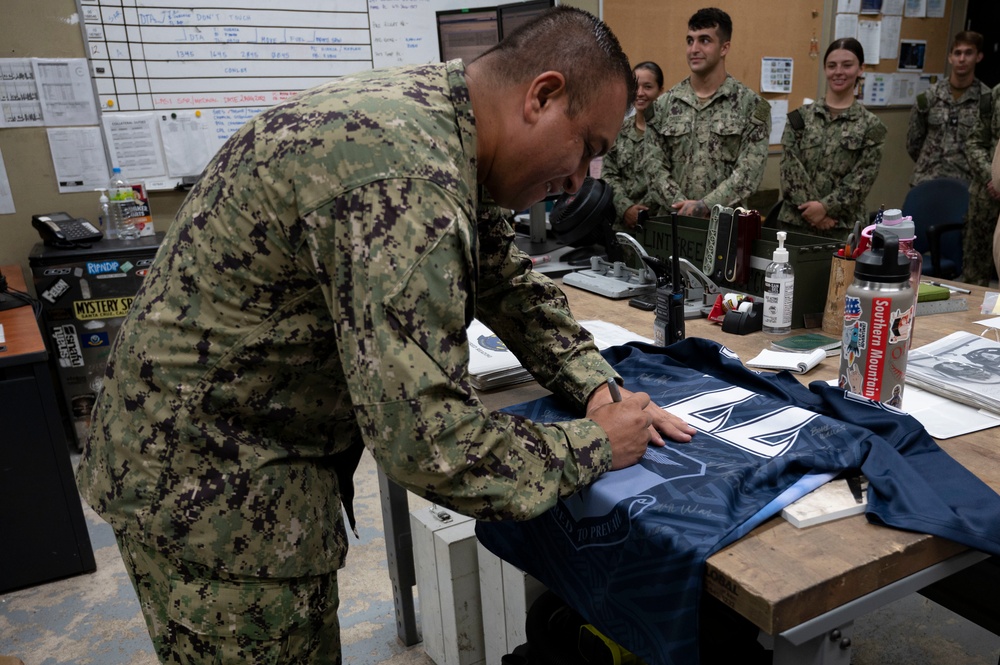 Linebacker of the Week: Petty Officer 1st Class Sergio Barron