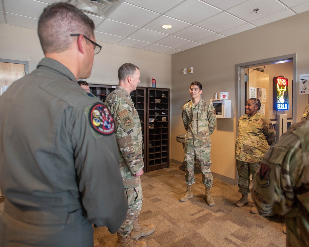 AFCENT Commander Lt Gen Guillot Visit Creech AFB