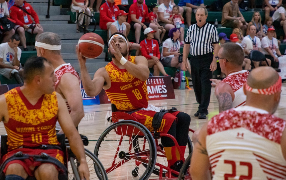 2022 DoD Warrior Games Team Marine Corps - Wheelchair Prelims