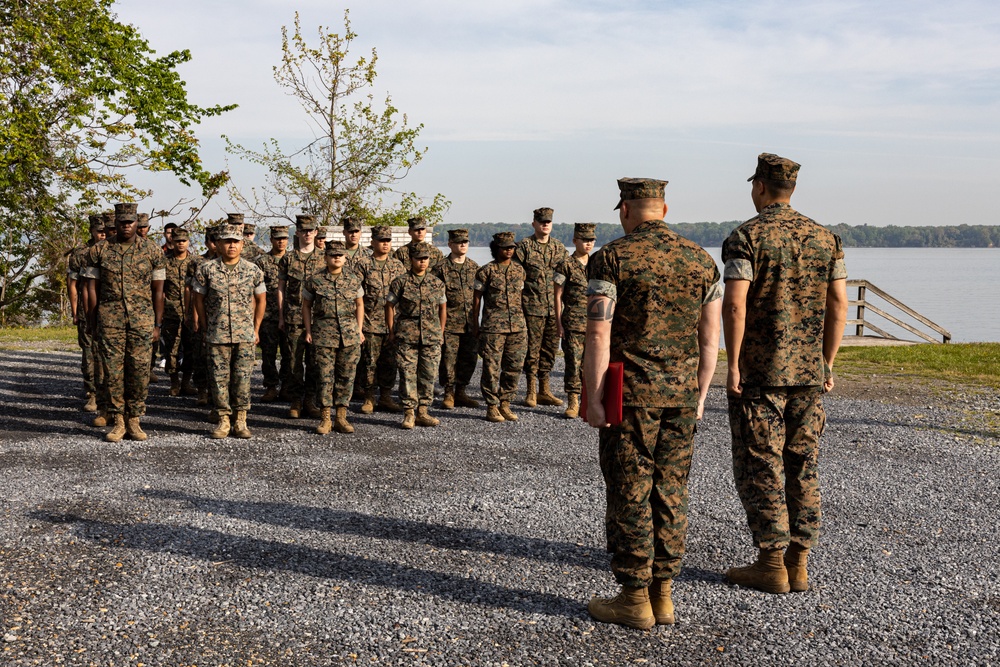 Lance Cpl. Fogg and Pfc. Capron Promotion Ceremony