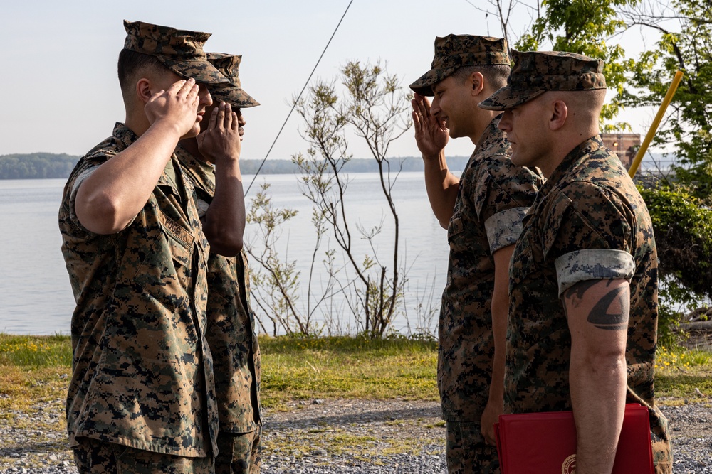 Cpl. Fogg and Pfc. Spencer Promotion Ceremony