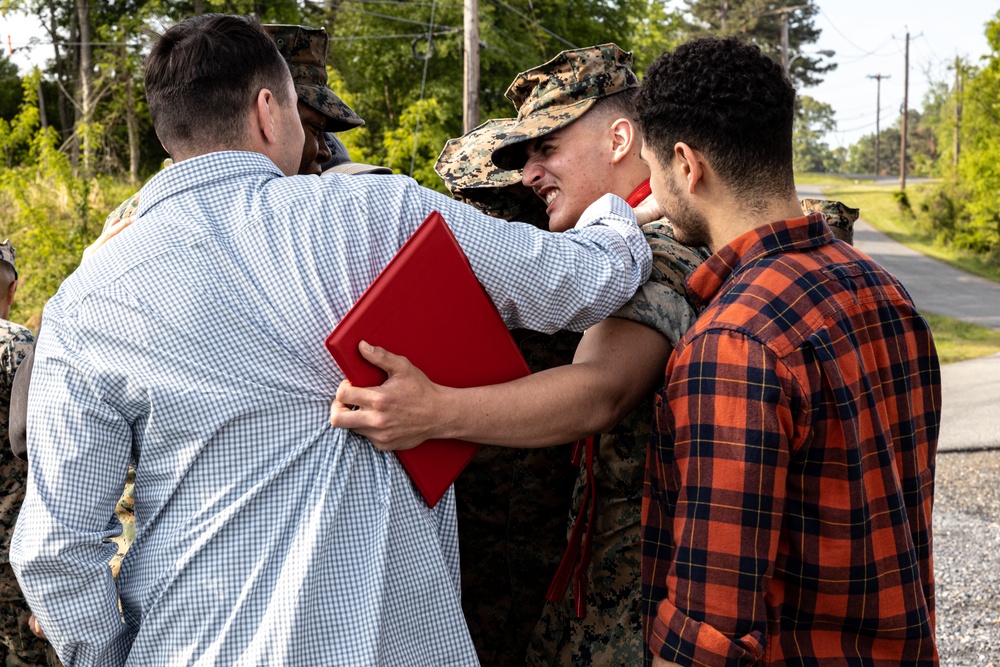 Lance Cpl. Fogg and Pfc. Capron Promotion Ceremony