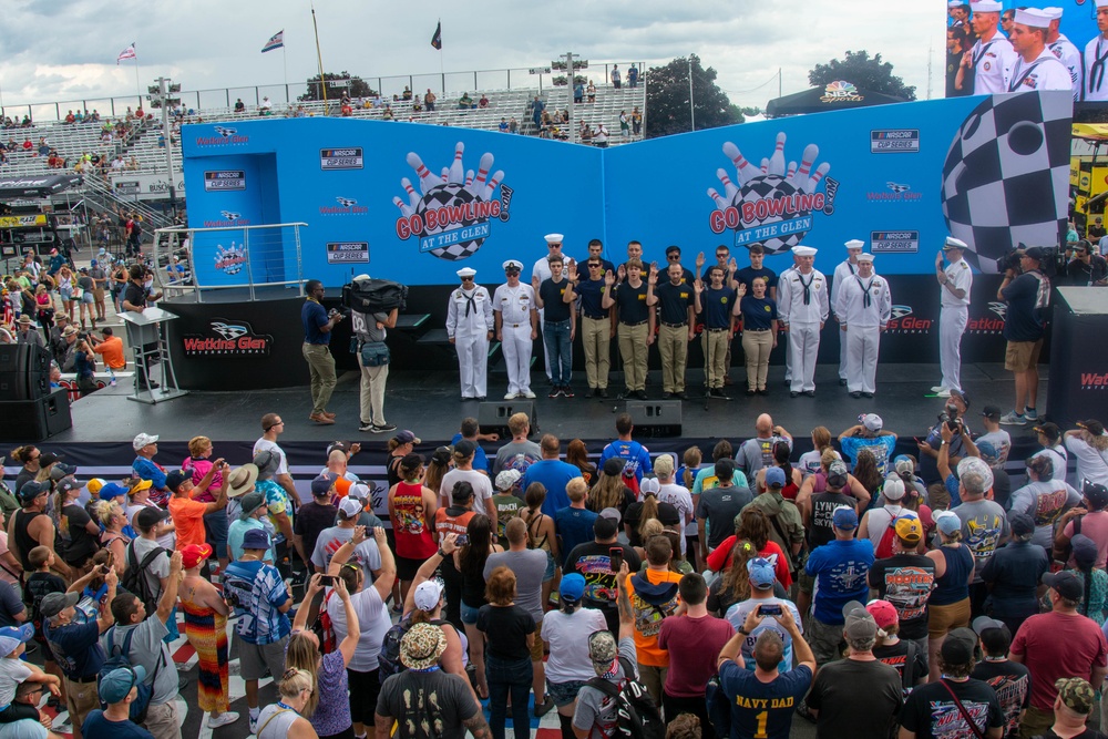 Future Sailors Enlist at NASCAR Race