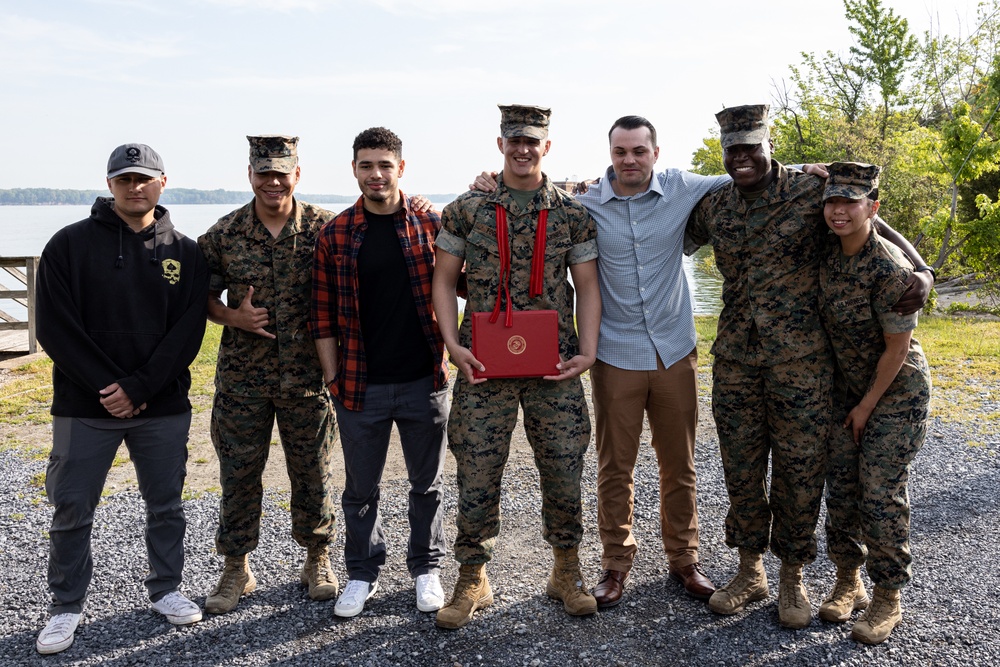 Lance Cpl. Fogg and Pfc. Capron Promotion Ceremony