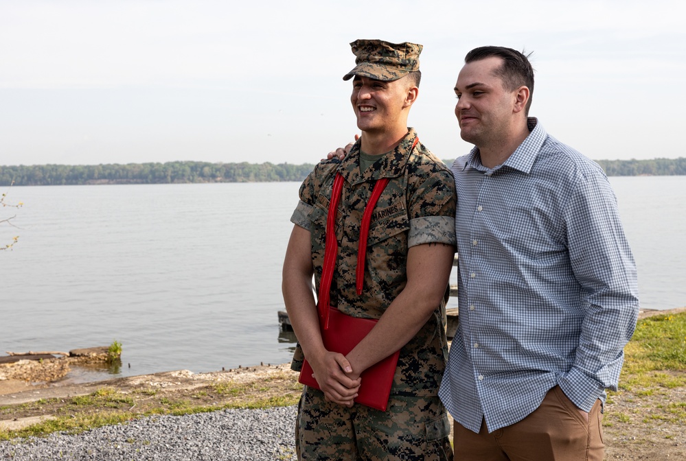 Lance Cpl. Fogg and Pfc. Capron Promotion Ceremony