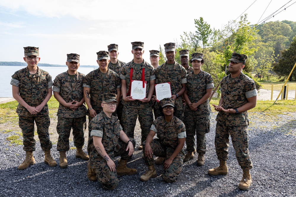 Lance Cpl. Fogg and Pfc. Capron Promotion Ceremony