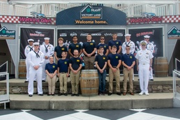 Future Sailors Enlist at NASCAR Race