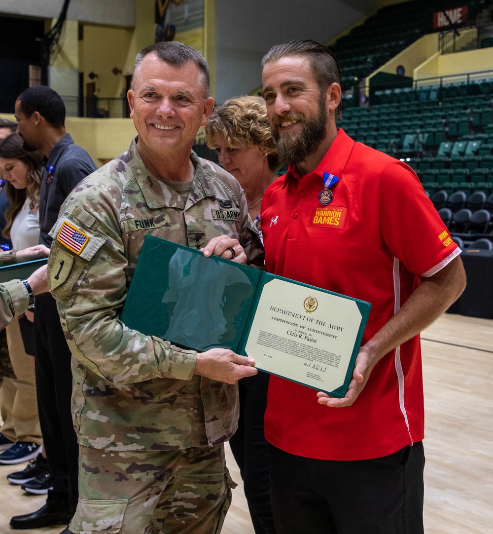 2022 DoD Warrior Games Award Ceremony