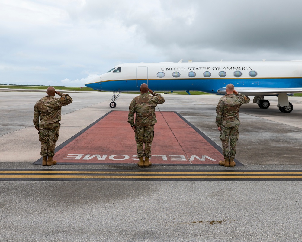 SecAF visits Andersen AFB