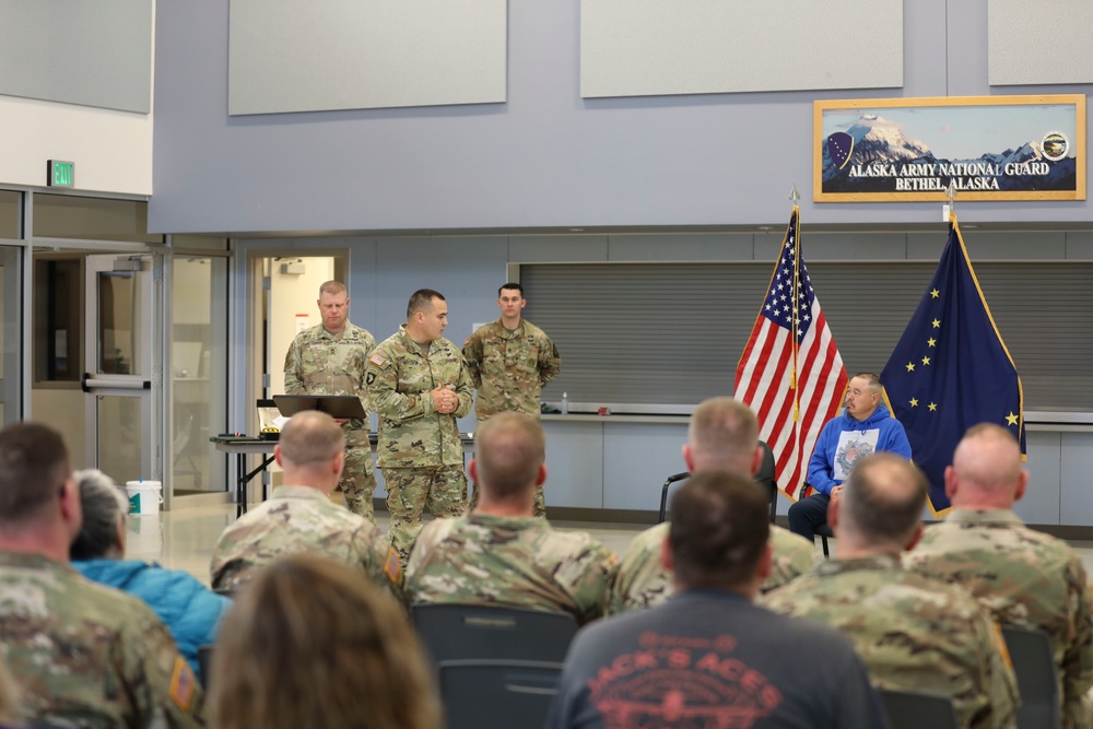 Bethel couple recognized for decades of service to the Alaska Guard