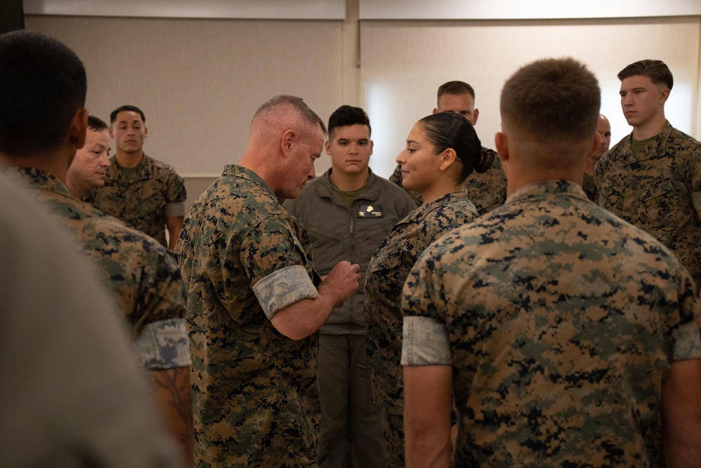 Maj. Gen. Maxwell visits Marine Corps Base Hawaii