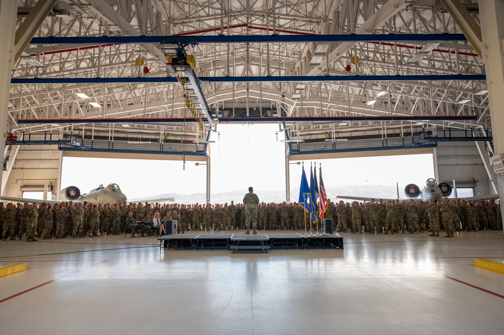 Air National Guard director visits Idaho National Guard Airmen