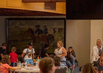 Air National Guard director’s spouse learns from Idaho National Guard Airmen