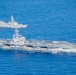 USS Ronald Reagan (CVN 76) conducts photo exercise with JMSDF