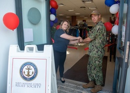 NMCRS Opens Thrift Shop at New Location On NAVSTA Rota