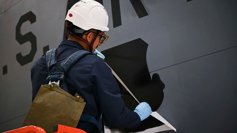 Corrosion control performs KC-135 maintenance