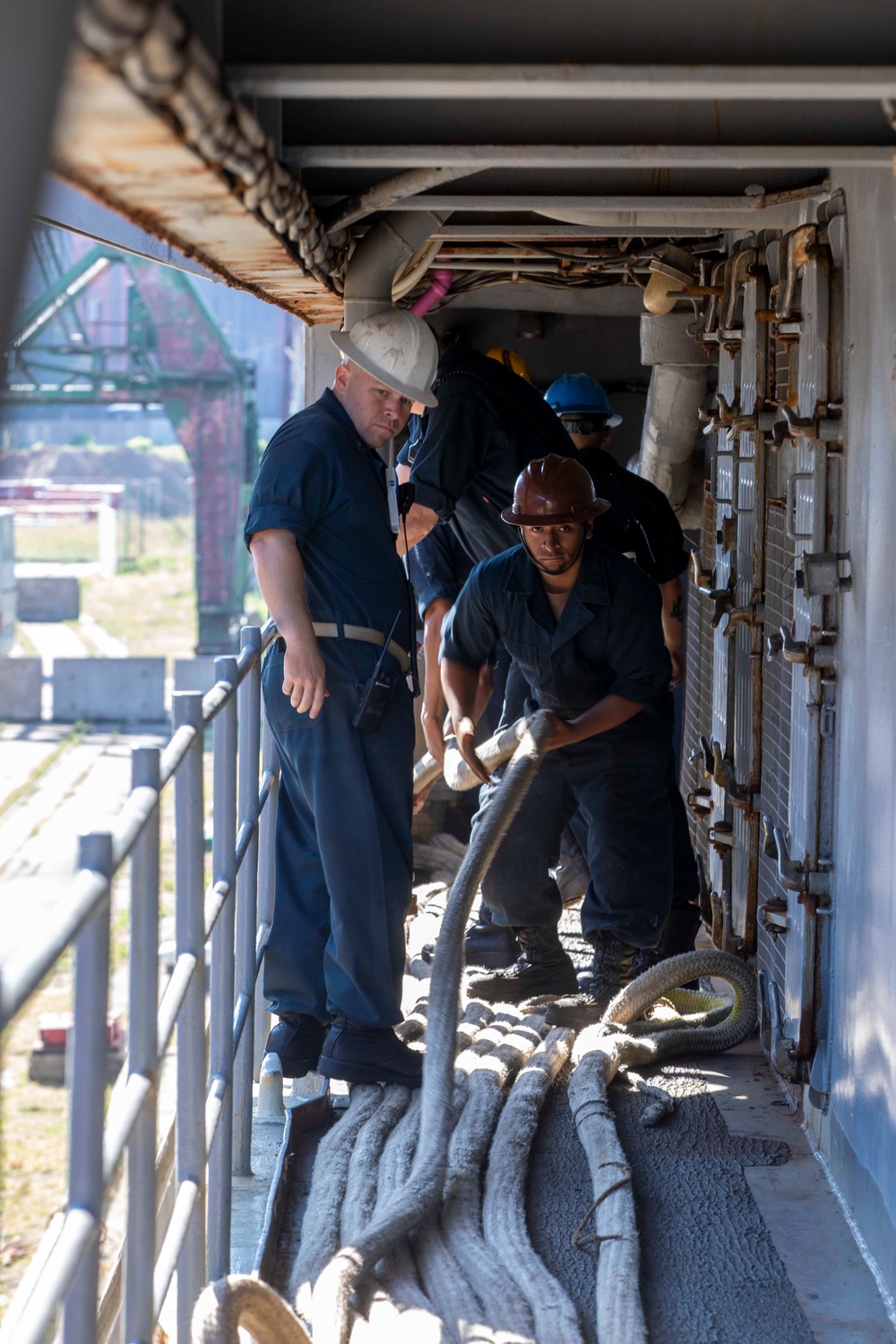 Gunston Hall Conducts Sea and Anchor in Riga, Latvia