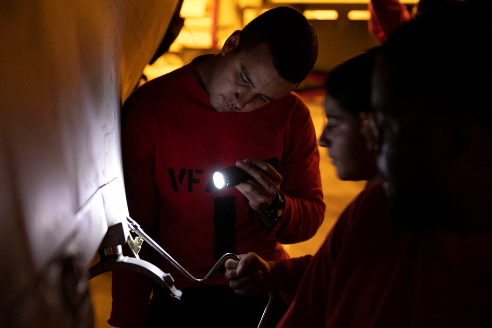 Daily operation aboard USS George H.W. Bush (CVN 77)